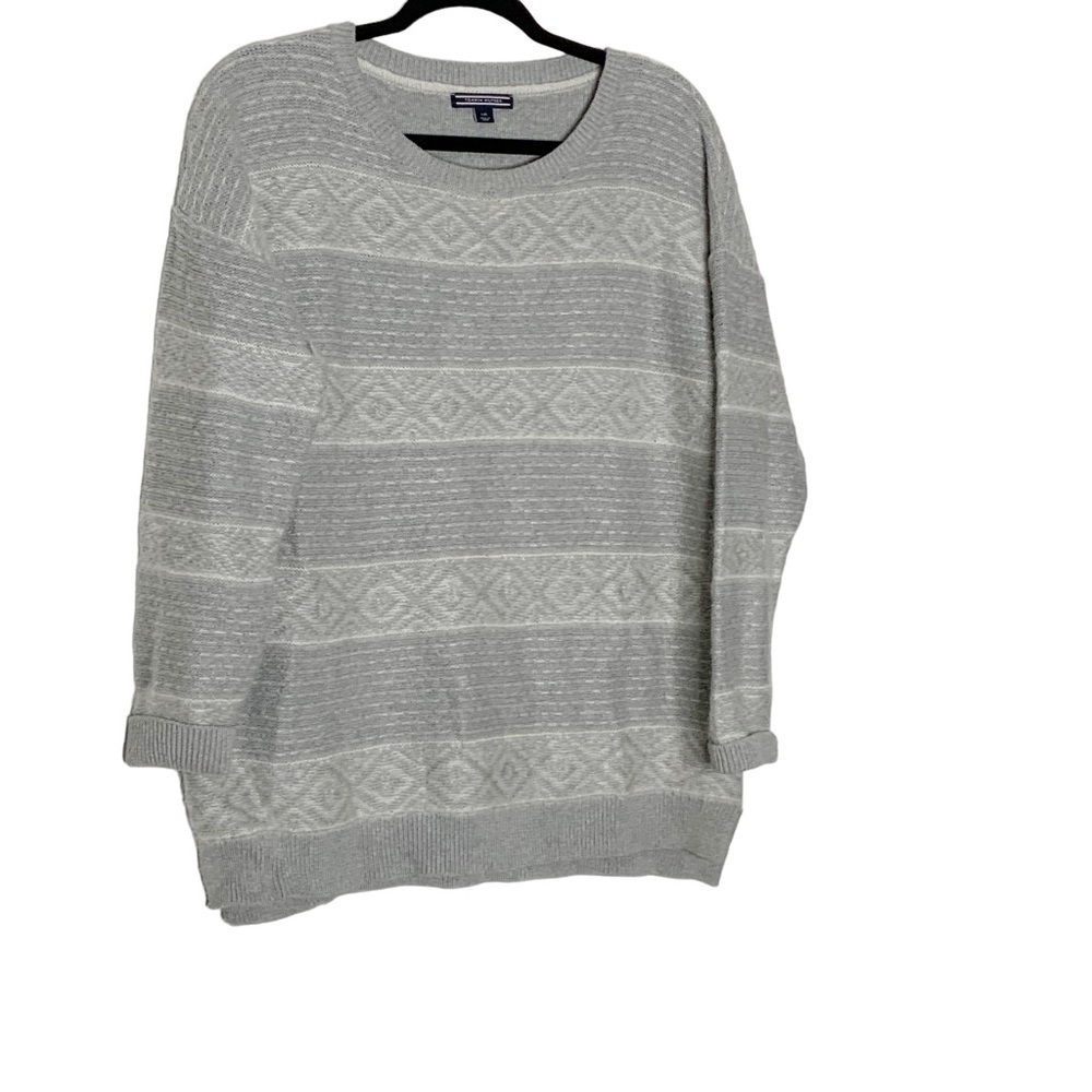 Tommy Hilfiger grey sweater. Size L - Picture 3 of 7